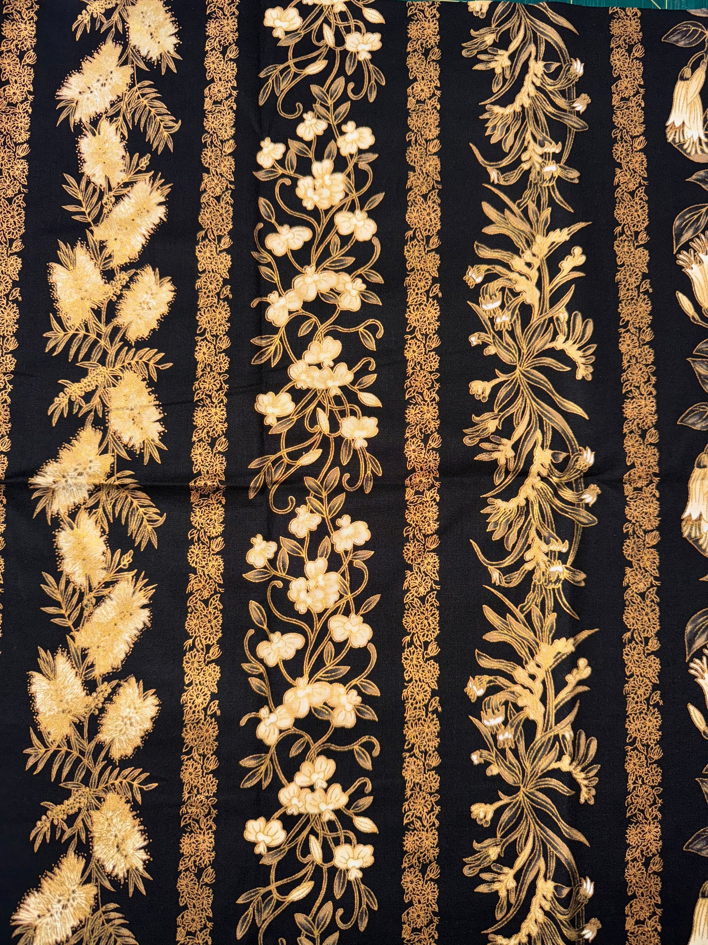 Under the Australian Sun - Stripe Ivory/Black 2m available