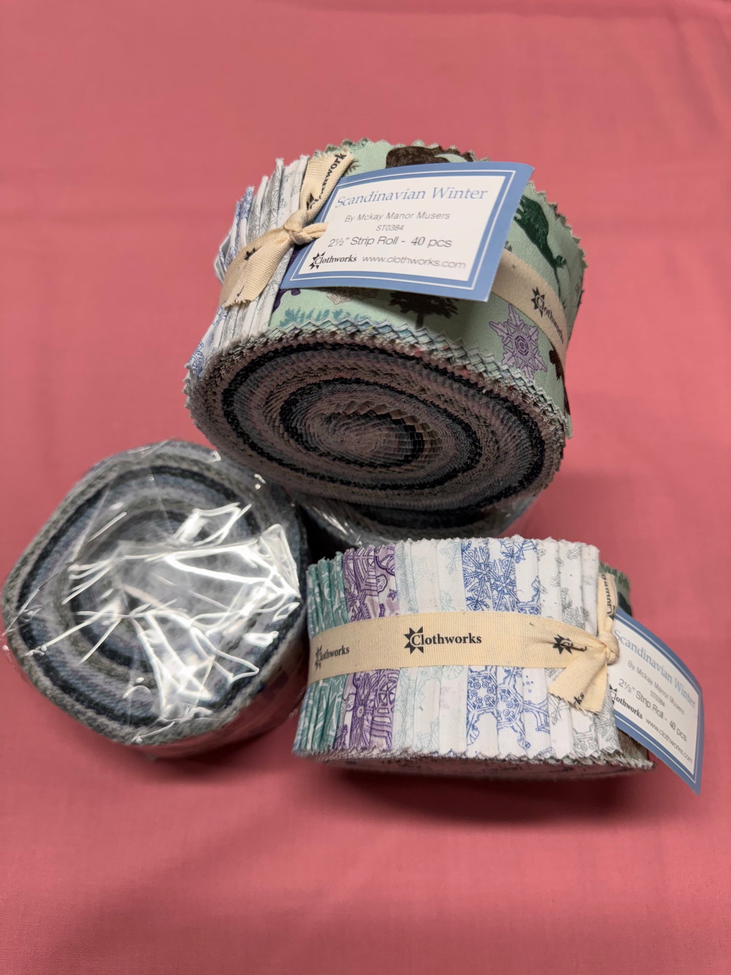 Scandinavian Winter Jelly Rolls