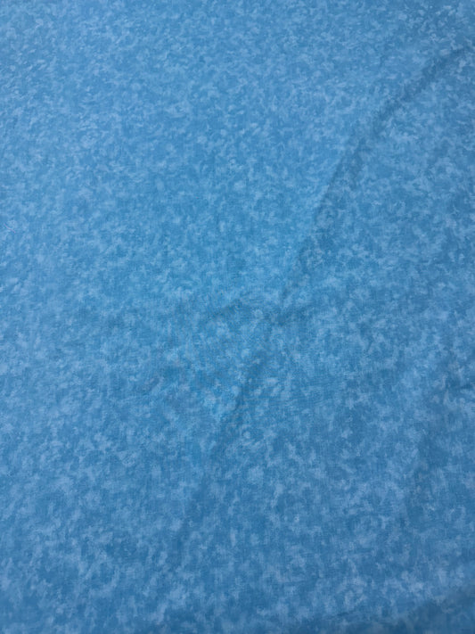 Aqua Blue Textured Wide Back fabric