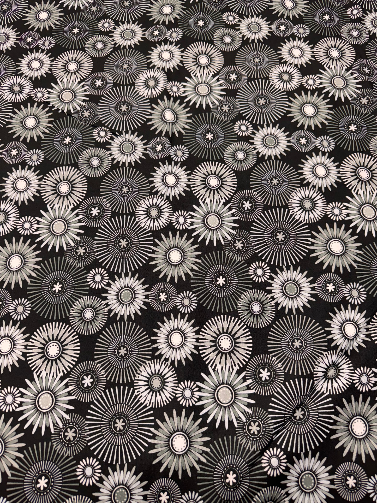 Modern Garden, Wideback in Grey, Black and Silver