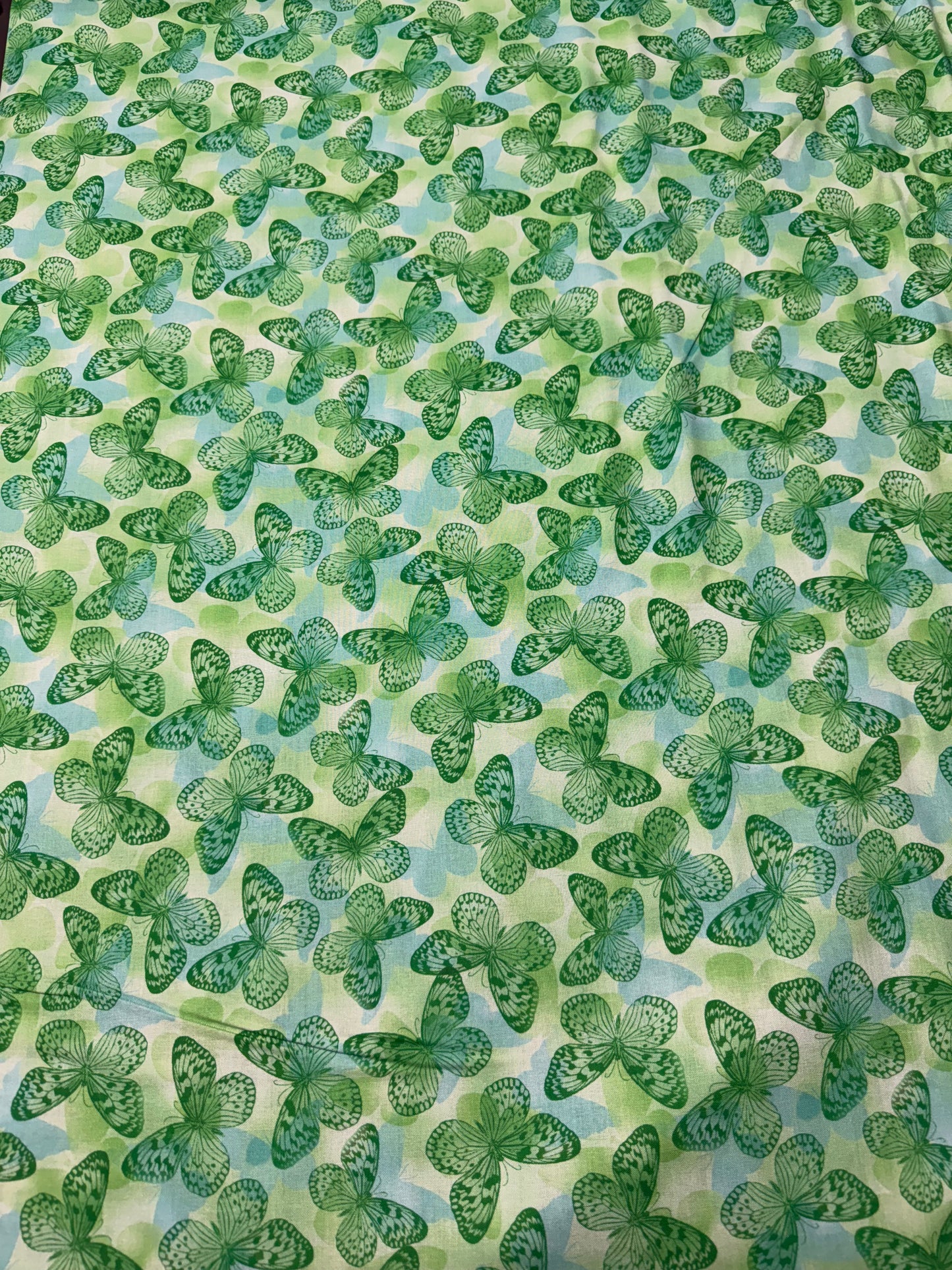 Green Butterfly Wideback