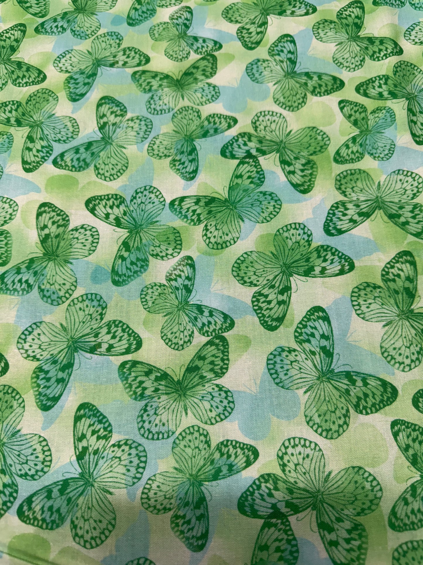 Green Butterfly Wideback