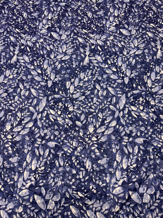 Blue Dappled Wide Back fabric