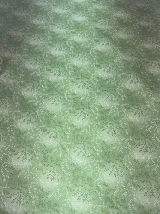 Light Green Vine Wide Back fabric