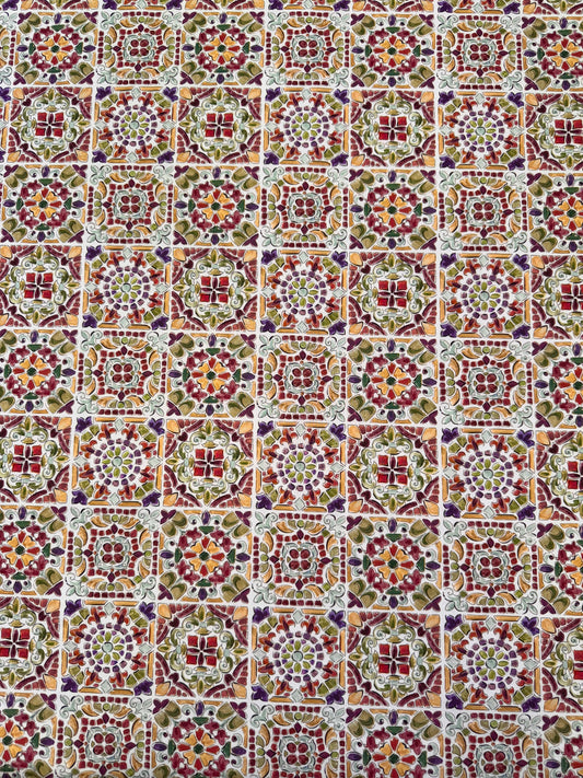 Wine Tasting Multi Coloured Tile Y4577-55