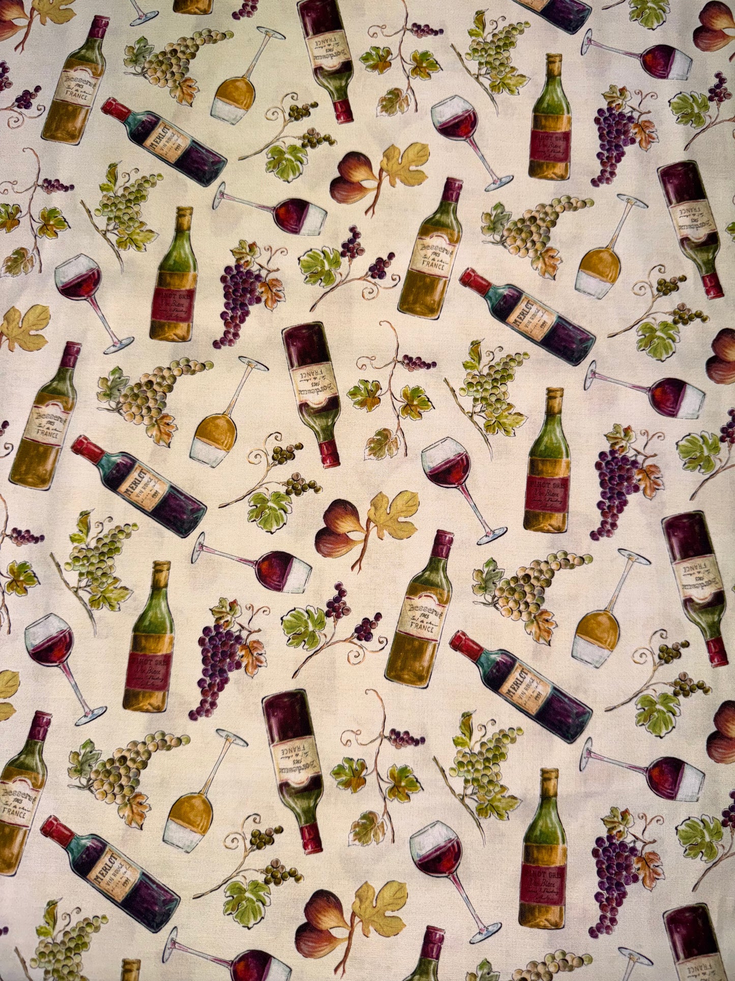 Wine Tasting Wine Bottles in Cream Y4574-2