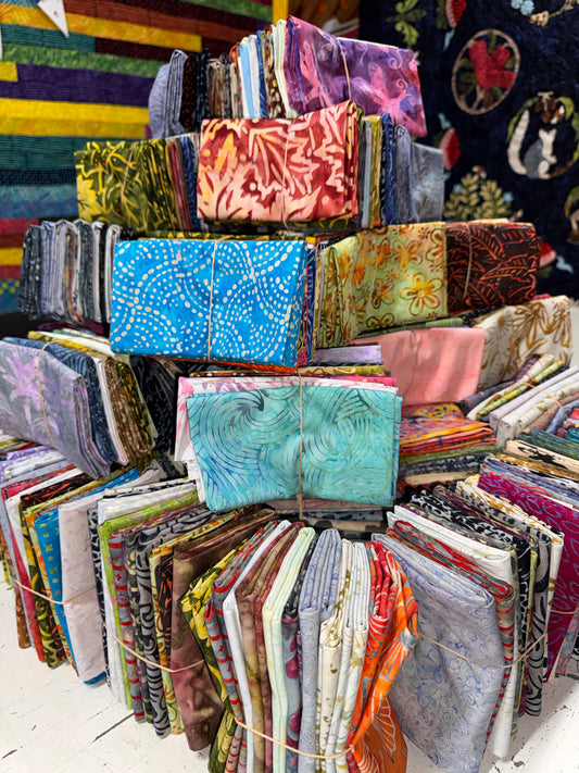 Batik Fat Quarter Mystery Bundle of 50