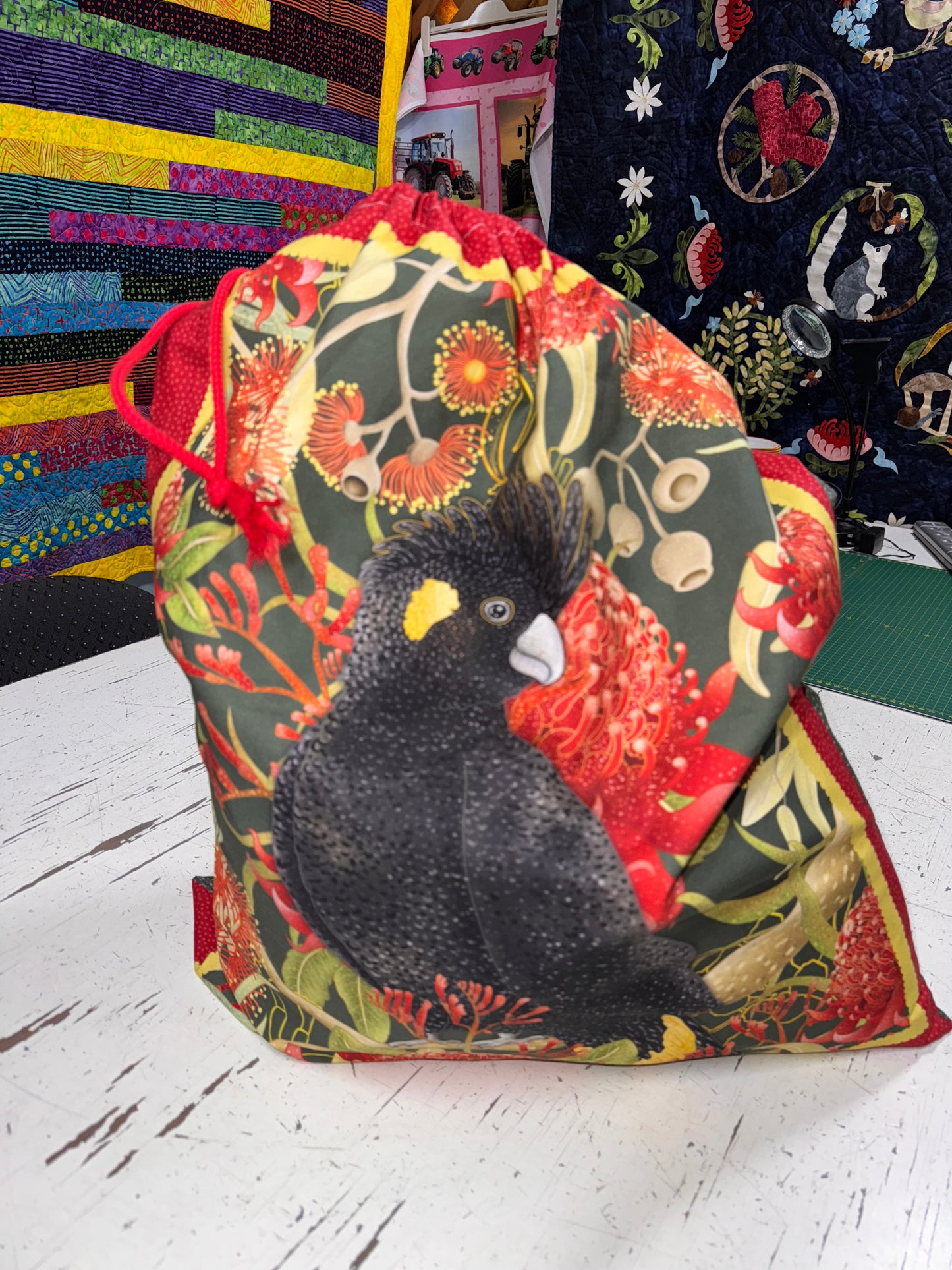 Christmas Cockatoo Sack DV6955