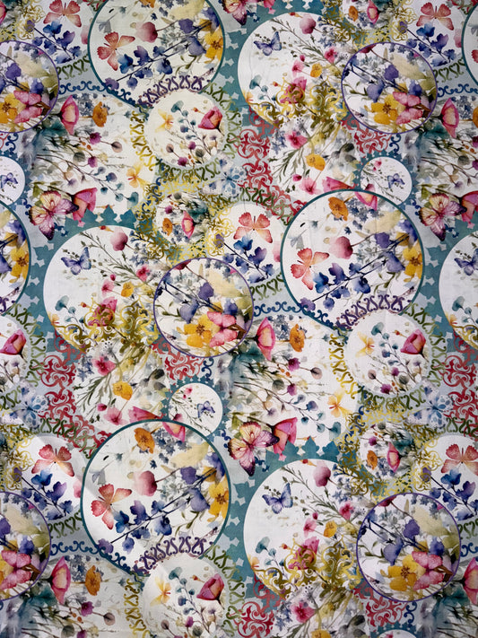 Butterfly Fantasy Allover Butterfly Circle Print by Jason Yenter