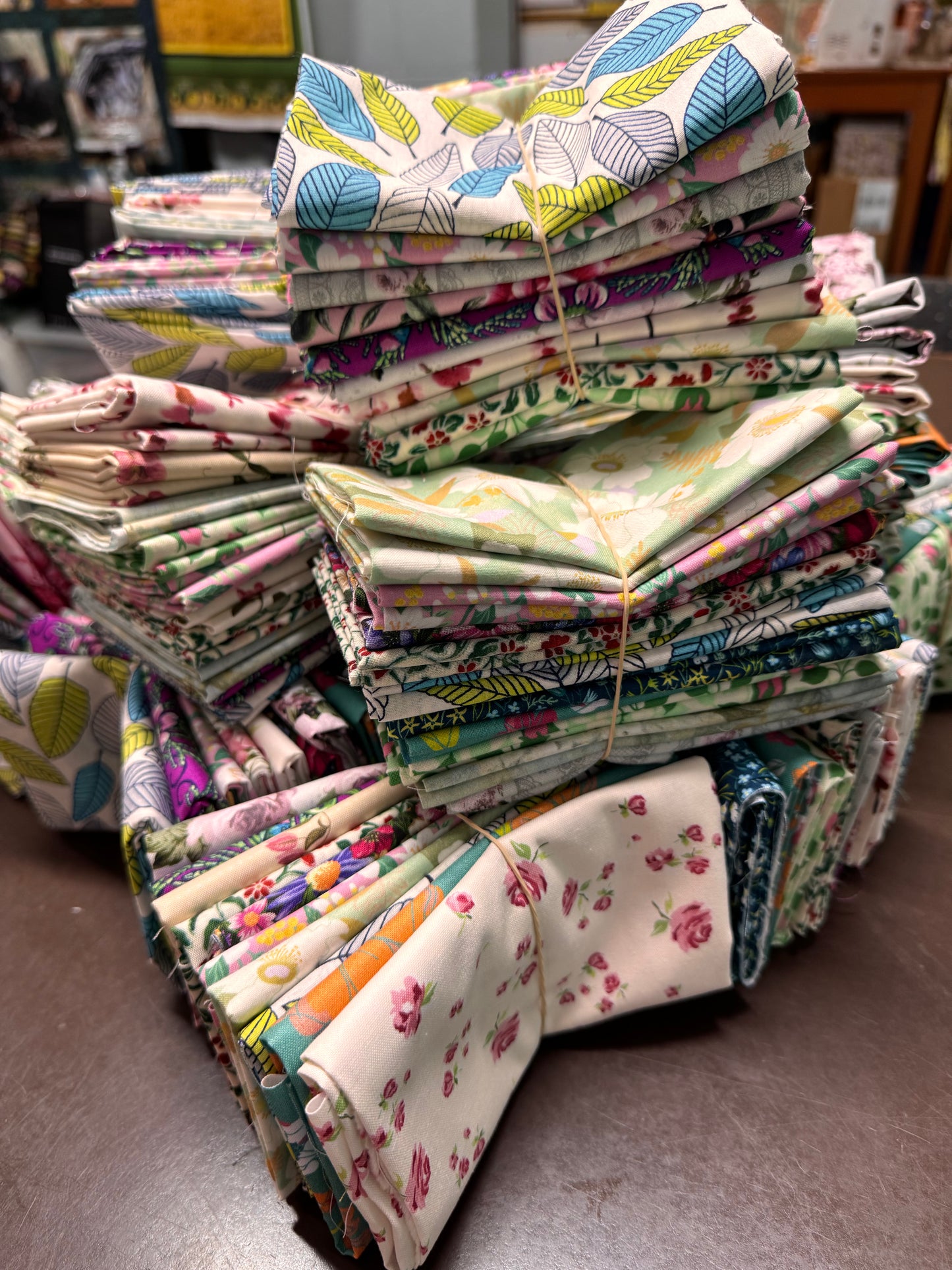 Floral Fat Quarter Mystery Bundle of 10