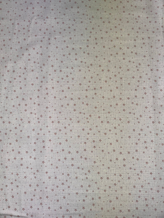 Fairy Garden - Cream Floral Background by Lynette Anderson