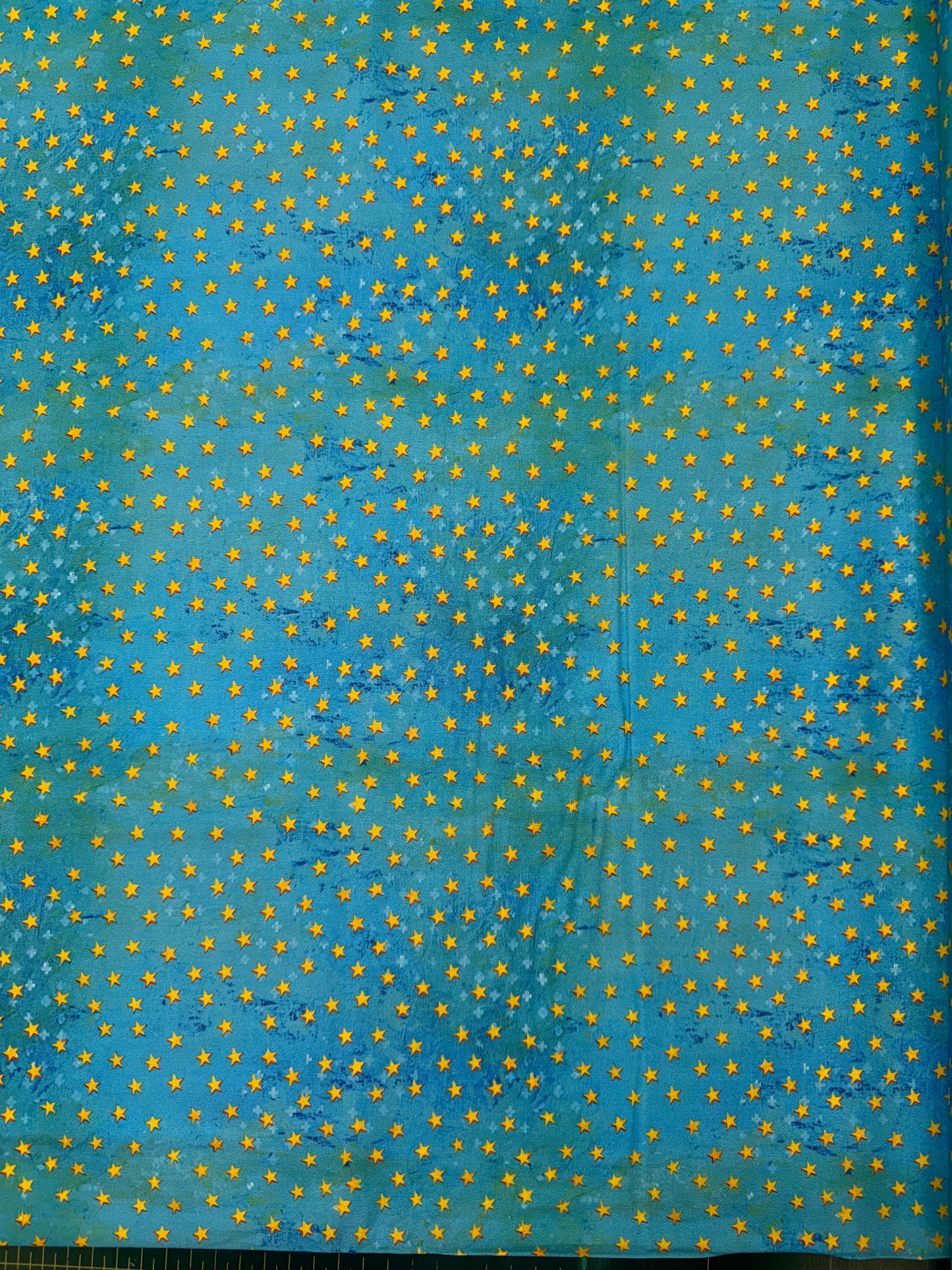 Smile Style Gold Stars on Blue background DV7336