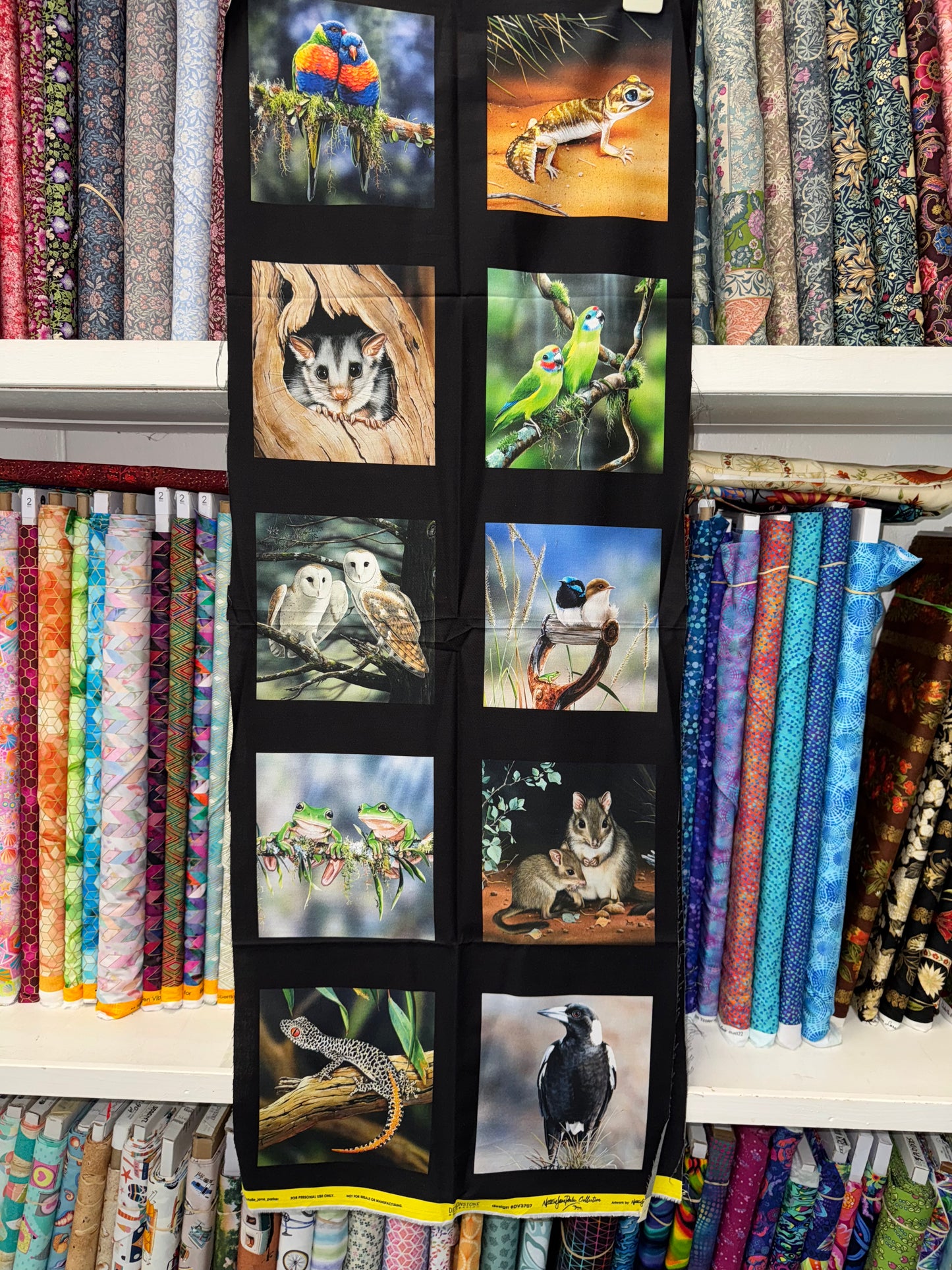 Natalie Jane Parker Fabric Panel - 10 Mini pictures - Gecko and others DV3707