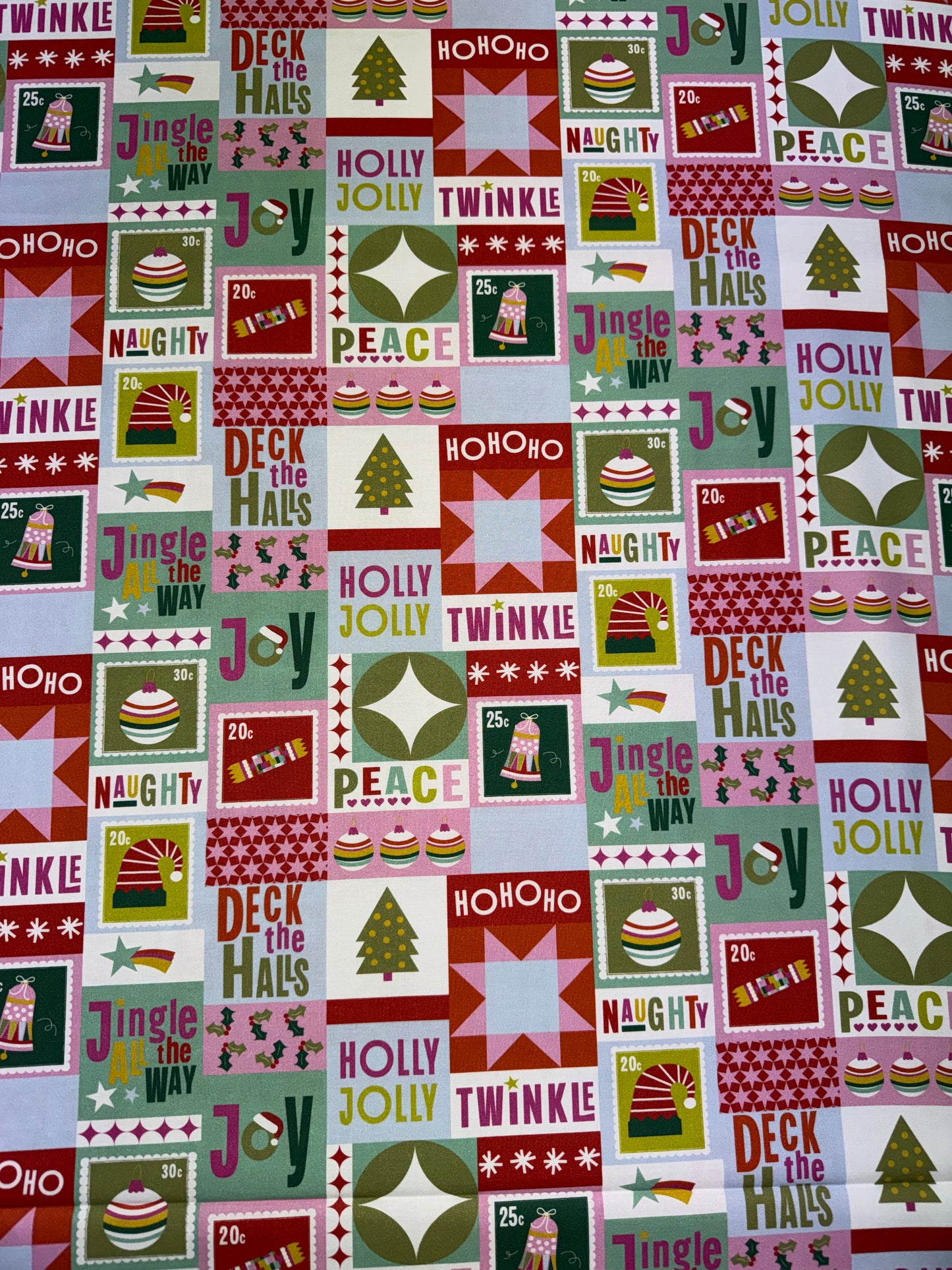 Deck the Halls - Red and Green Words DV6920