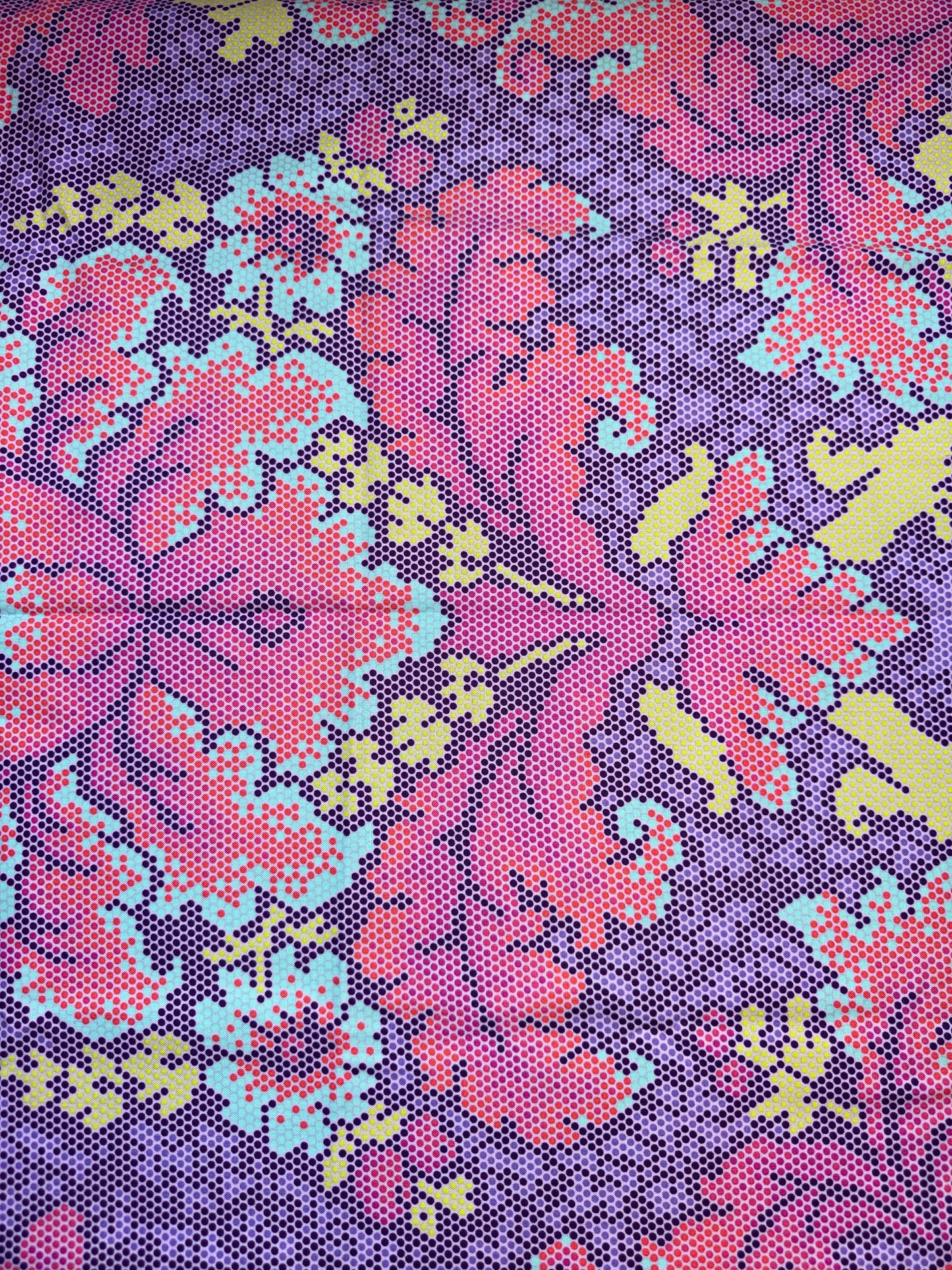 Tula Pink Parisville Deja Vue Collection .5m Pieces - Damask Dot - Purple