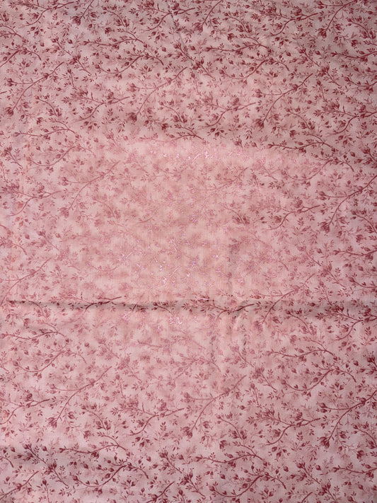 Pearl Pink Small Floral Vine