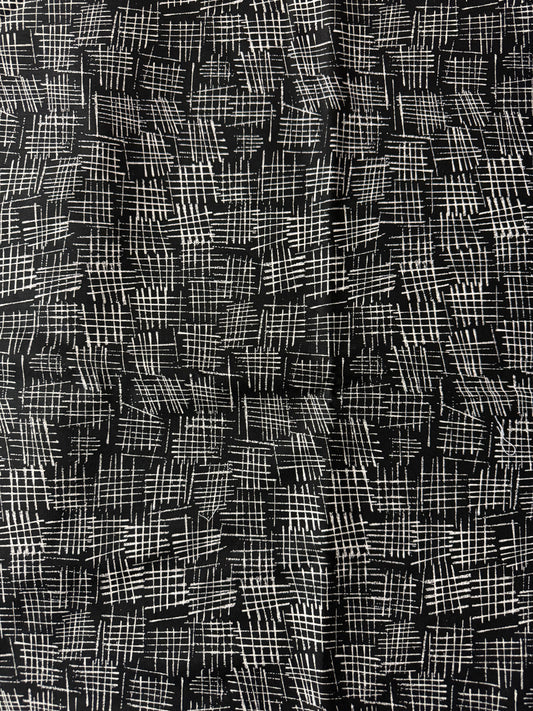 Robert Kaufman - Jennifer Sampou - Chalk and Charcoal - Black