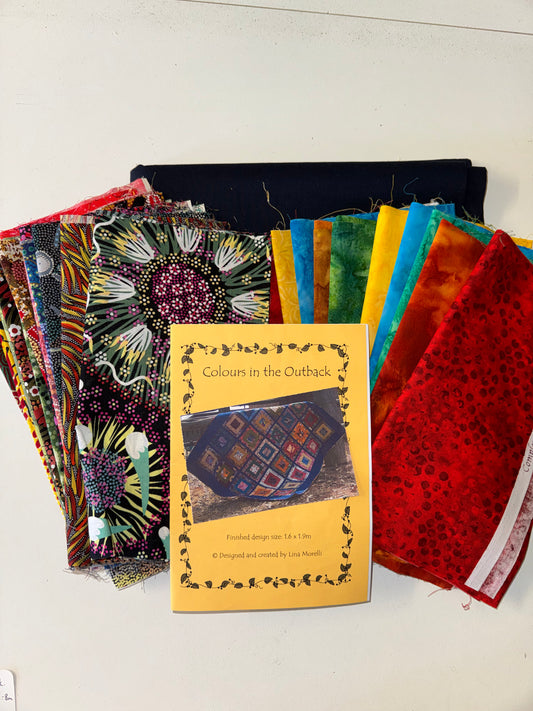 Colours in the Outback - Pattern and Fabric Pack - Pre-Loved Treasure.