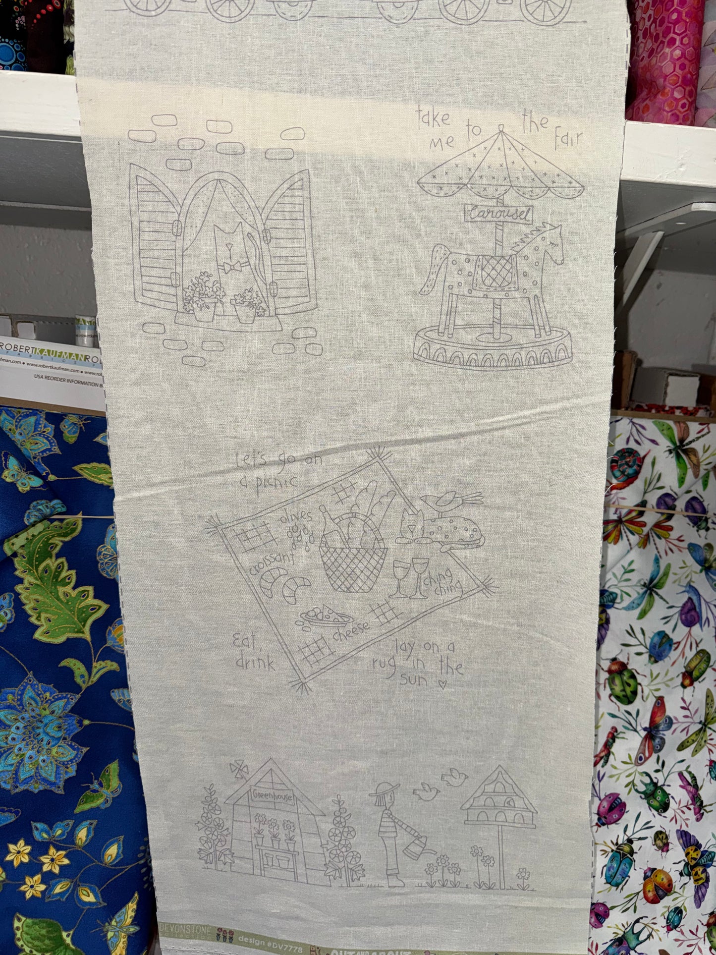 DV7778 Stitchery - Out and About by Natalie Bird