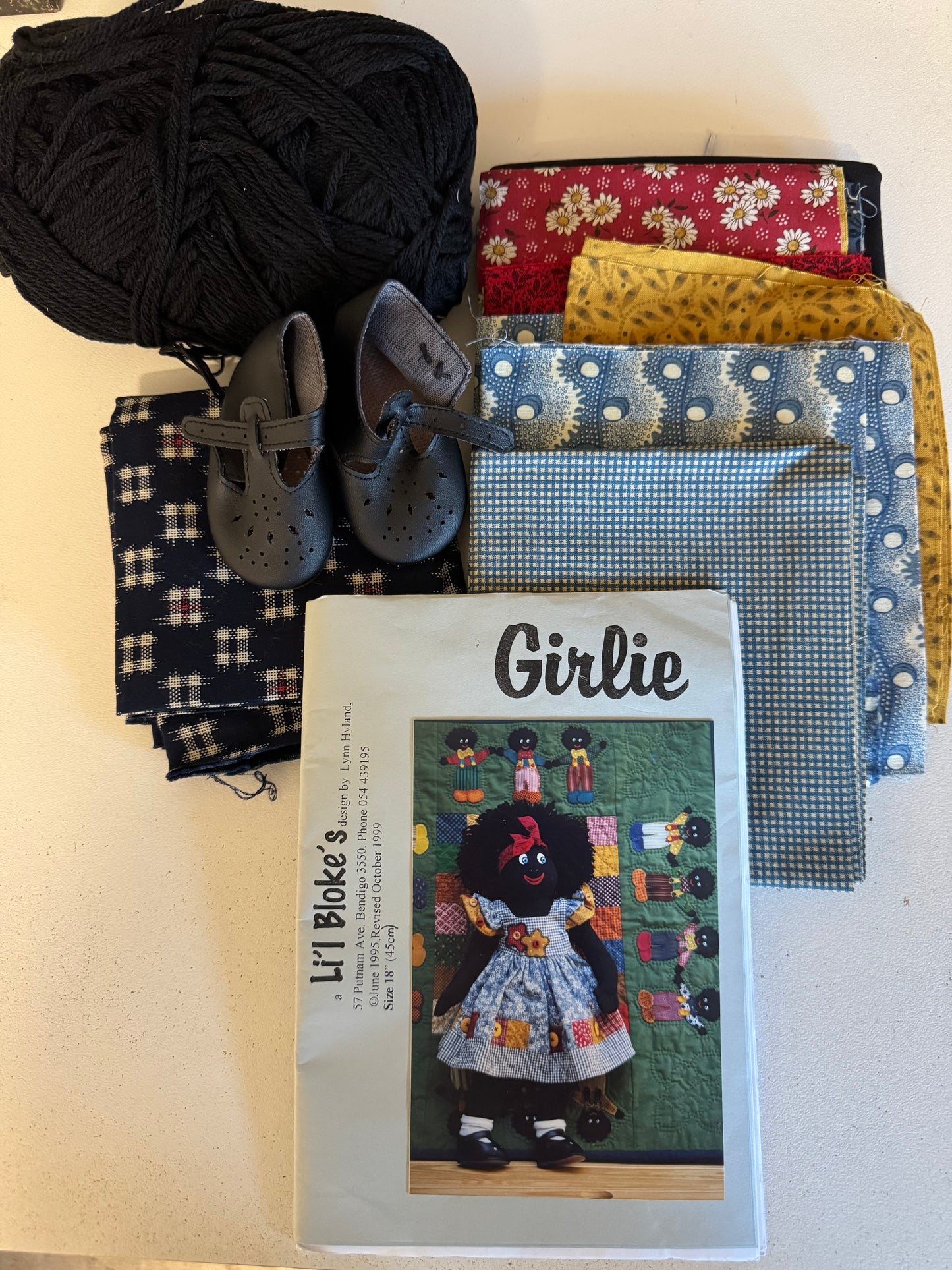 Girlie - Li'l Bloke's Golliwog Doll Pattern and Full Kit