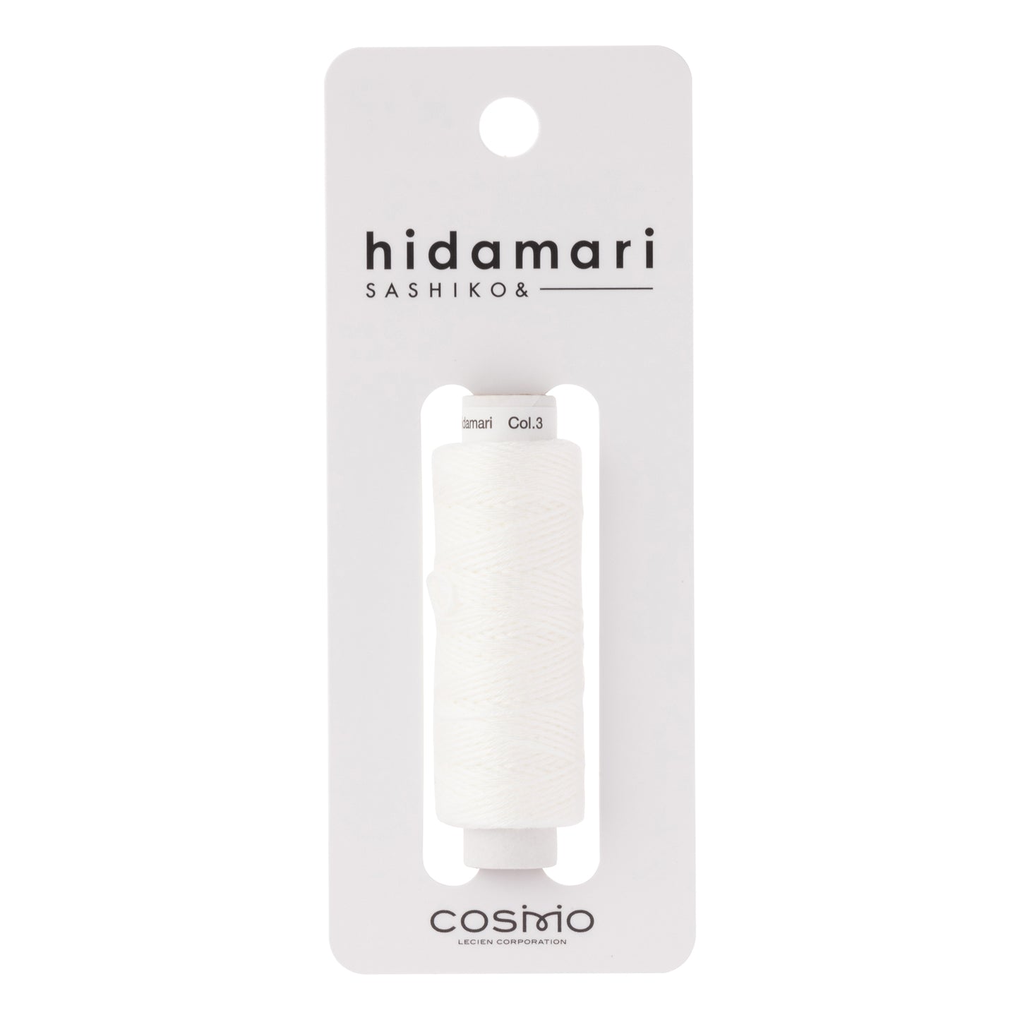 Cosmo Sashiko Thread 301.3 White