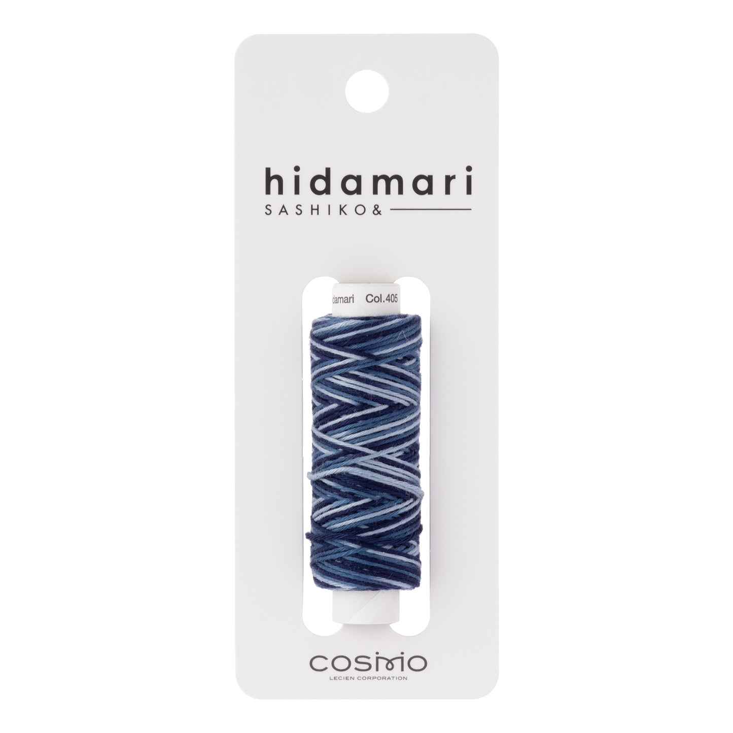 Cosmo Sashiko Thread 302.405 Variegated Blues