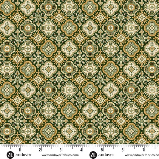 Kindred Foulard on Green M208G