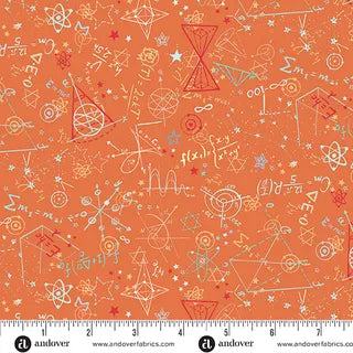 Orbit - Scientific Formula on Orange