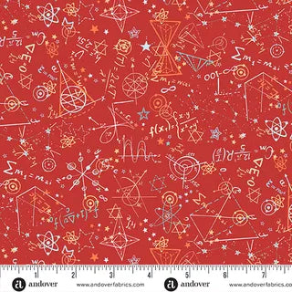 Orbit - Scientific Formula on Red
