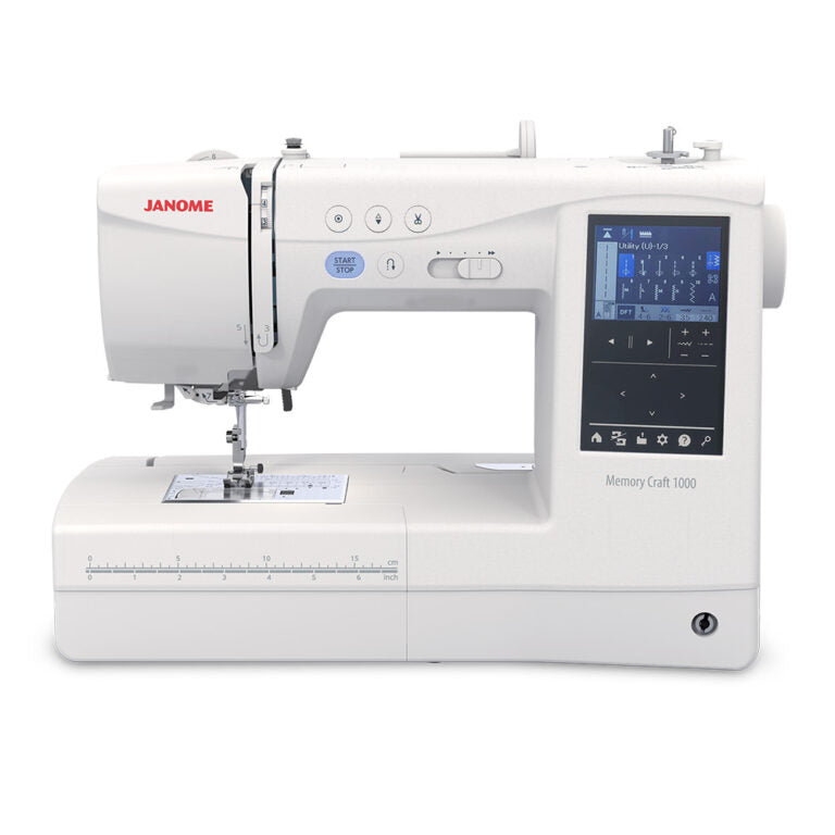 Janome MC1000 Embroidery / Combo Machine - with a GOLDEN TICKET!  In Stock - Available to test sew now.