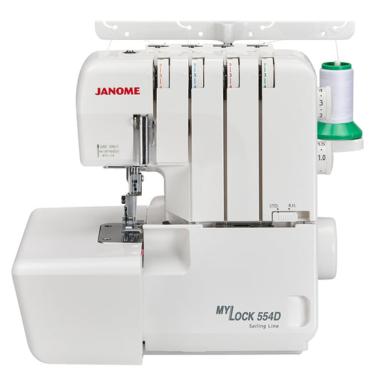 Janome ML554D Overlocker - with a GOLDEN TICKET!  In Stock - Available to test sew now. In store only, no further discounts.