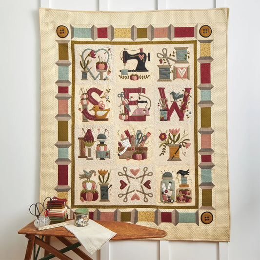 Thimble Blossoms BOM Full Kit - by Buttermilk Basin  56" x 68"