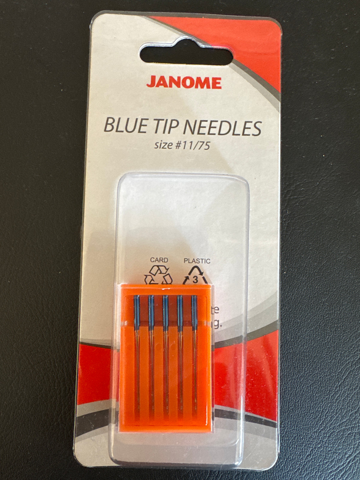 Janome Blue Tip Needles Pack of 5 - Size 11/75