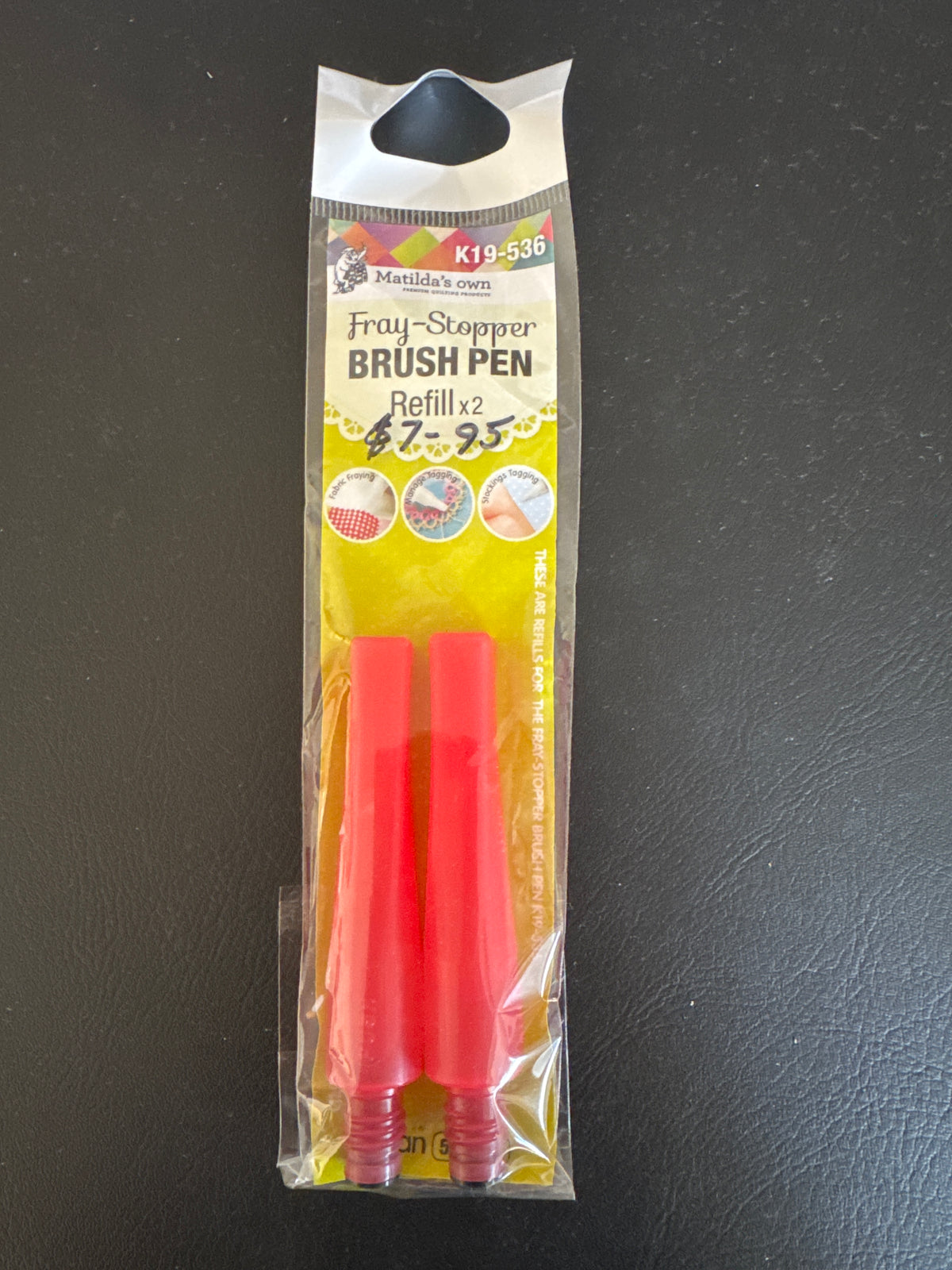 Matilda's Own Fray-Stopper Brush Pen - 2 Refills