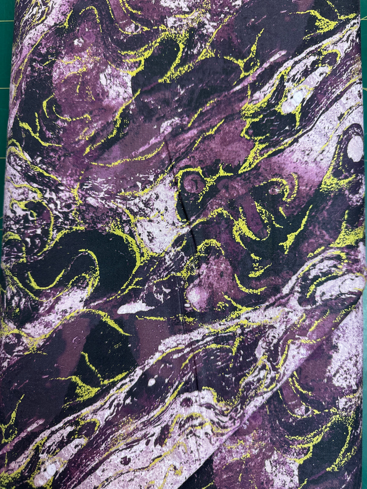 Marbled Earth - Plum with Gold Accents