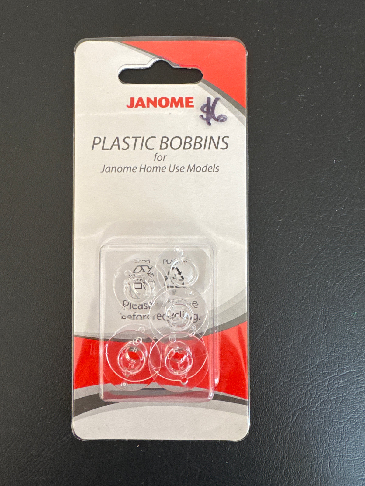 Janome Plastic Bobbins - Set of 5