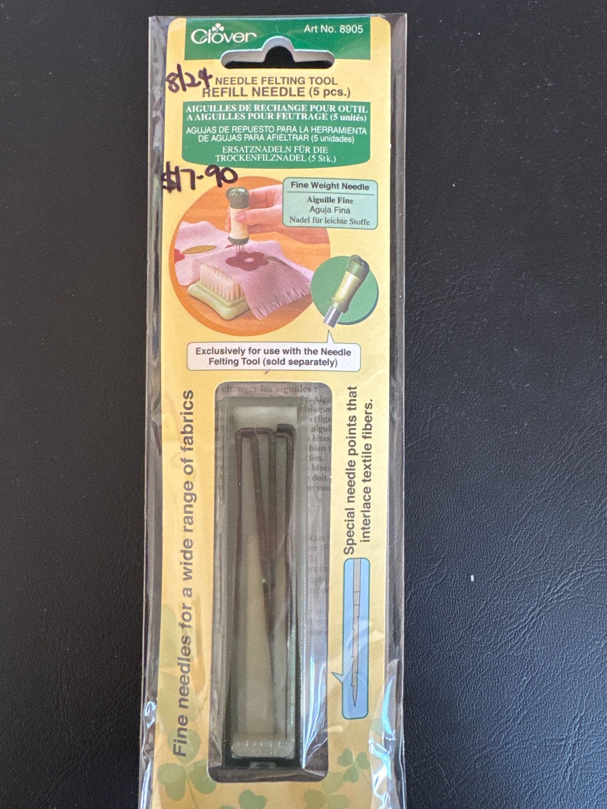 Clover Needle Felting Tool - Refill Needles Fine