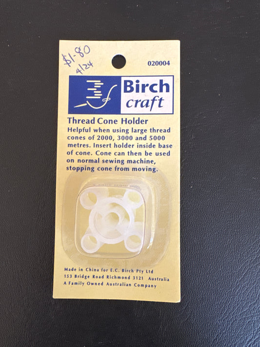 Birch Thread Cone Holder