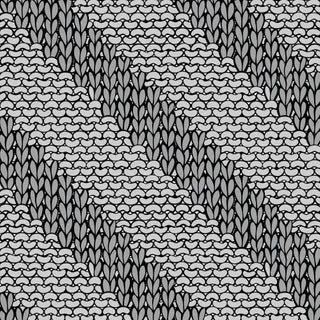 Devonstone DV6616 Bed Buds Knit look Wide Back Fabric in Greys