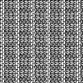 Devonstone DV6617 Bed Buds Knit look Wide Back Fabric in Greys