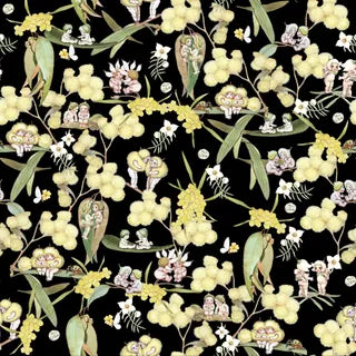 MG1017 May Gibbs Gumnut Gossiping Black