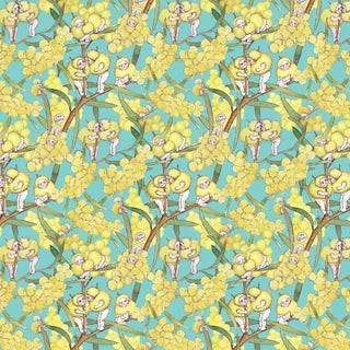 MG1006 May Gibbs Blossom Babies Teal