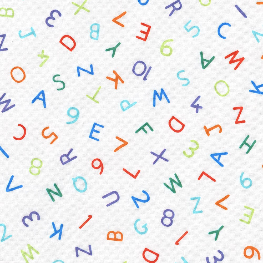 Robert Kaufman - Fun-2-3 Alphabet and Numbers on a White Background