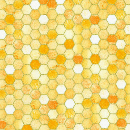 Robert Kaufman - Golden Vibes - Hexies in Honey
