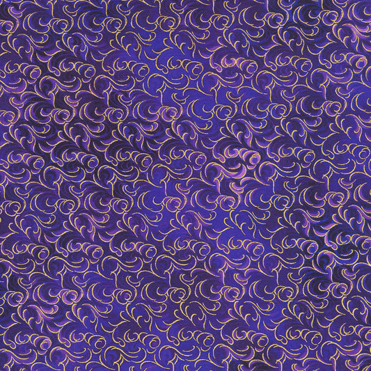 Robert Kaufman - Mixed Metallics - Purple