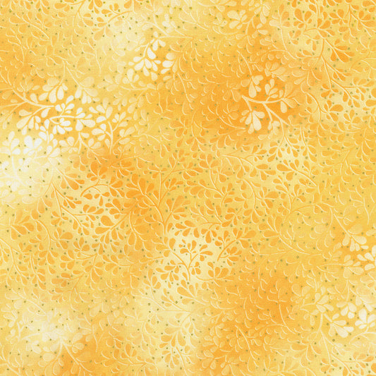Robert Kaufman - Mixed Metallics - Cream and Gold