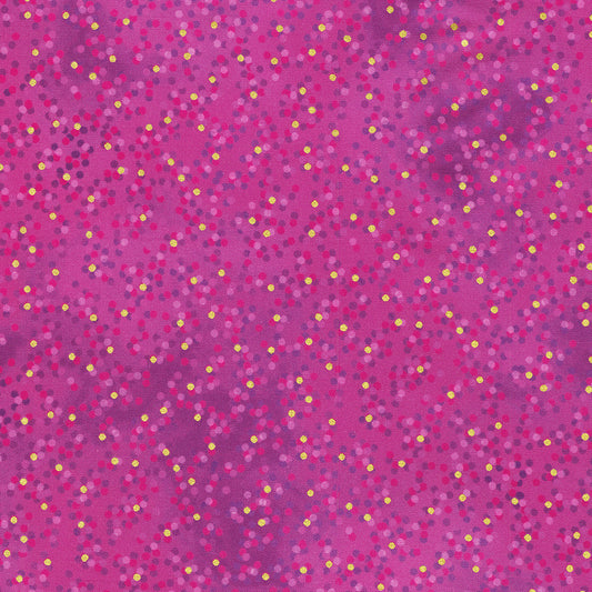 Robert Kaufman - Mixed Metallics - Purple and Gold