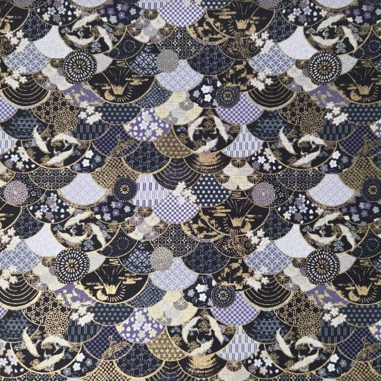 Terada Traditional Japanese Clamshells in Navy and Black